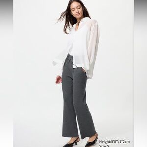 Uniqlo Washable Knit Ribbed Pants